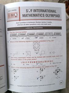 IMO Olympiad Workbook Class 4 2018-19