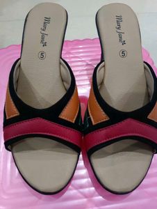 Mary Jane Size 5 Colorful Heels