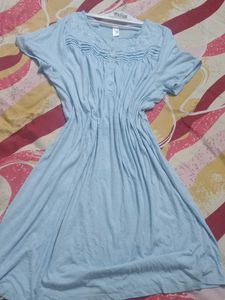 🥱😴😴Vintage Blue Embroidered Nightgown