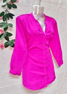 🎁Buy 2 Get 1 Free 🎁 Pink Button-Down Top