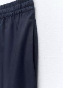 ZARA Women Navy Blue Trouser