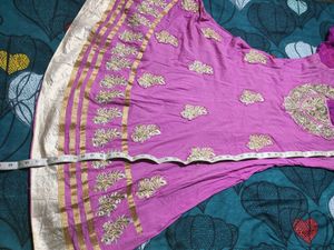 Pink Embroidery Gown With New Pant