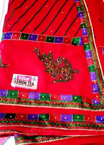 Silk Suit With New Sare