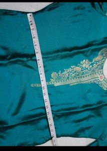 Teal Embroidered Kurta Set