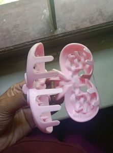 Cute Pink Butterfly Hair Claw Clip