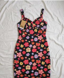 WitbTag Floral Bodycon Dress
