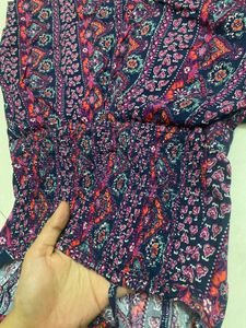 Purple Print JumpSuit