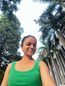 Green Cropped Tank Top