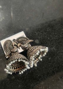 Oxidised Jhumkas