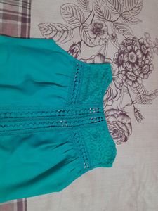 Cyan Top From The Vanca