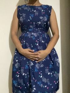 Blue Floral Dress