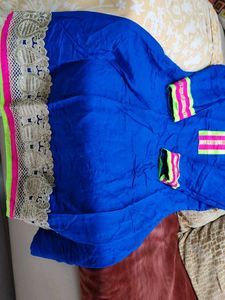 Blue &amp; Colorful Kurta