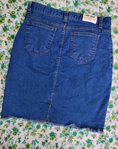 Denim Mini Skirt