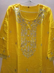 Festive Wear Yellow Sharara Set