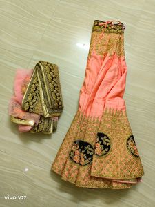 Traditional Heavy Lehanga with Dupatta