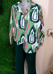 Shein Geometric Print Co-rd SET