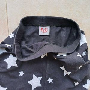 Kids Star Print Mini Fitted Pencil Skirt