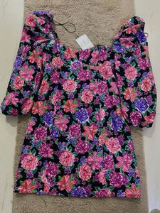 Elastane Floral Print Zara Dress
