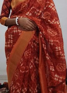 Brown 🤎 Tie-Dye Saree/ No Coins Please