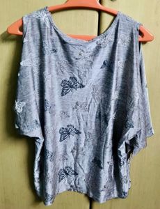 Butterfly Print Top