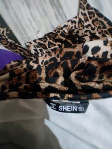 Shein Leopard Print Jumpsuit Dress