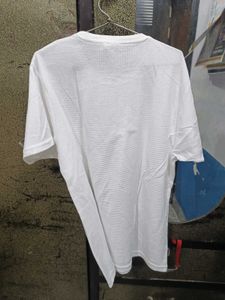 White Waffle Knit Tee