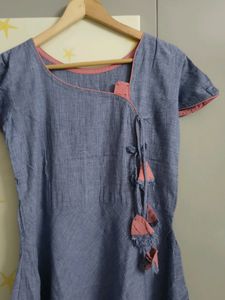A Line Long Floor Length Dress Cum Kurta.