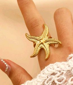 Starfish Statement Ring&amp;Earring