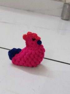 2 Crochet Duck Toy  . Keychain