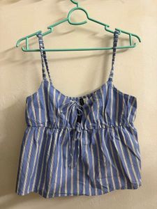 Striped Blue Cami Top