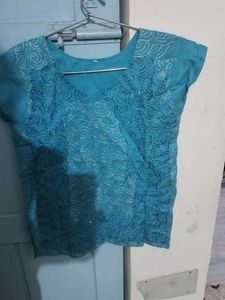 Teal Color Top