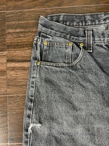 Vintage Wash Straight Leg Jeans