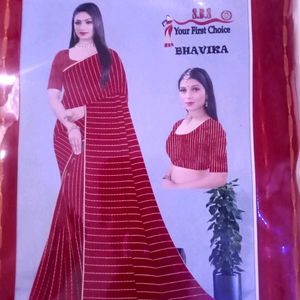 Saree With Blouse 400 Rupees
