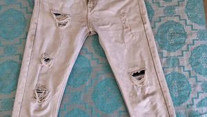 Mr. Dutch Gray Ripped Jeans