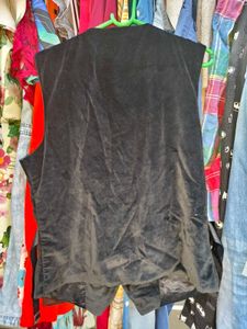 Vintage Velvet Vest Size Small Unisex