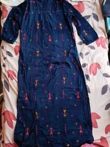 Ethnic Navy Blue Kurta