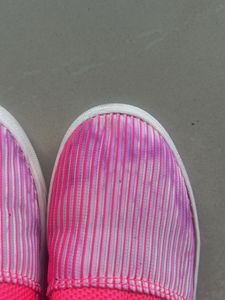 Neon Pink Sneakers