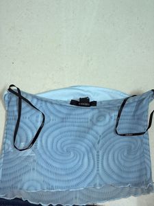 Forever 21 Blue Pinteresty Top Backless With S