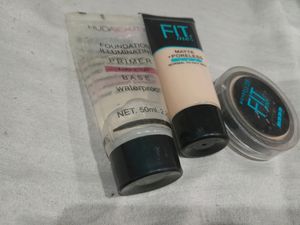 Set Of Primer+ Foundation+ Compact Powder