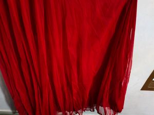 Beautiful partywear Red Gown