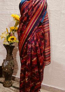 Cotton Digital Print Saree