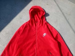 Red Nike Windbreaker Jacket