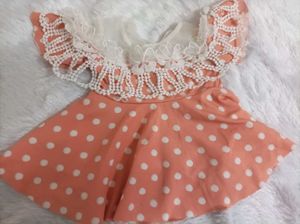 Adorable Off Shoulder Peach Dress
