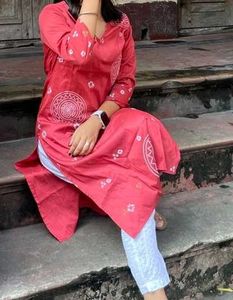 A-line Kurti Max (Red)