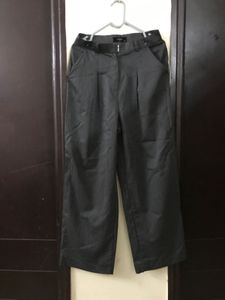 Highrise Stretchy Gray Wide Leg Pants Waist 28-30