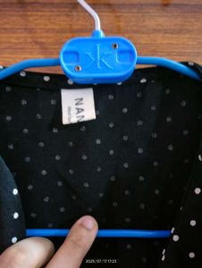 Polka Dot Ruffle Blouse