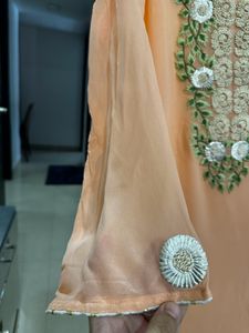 Pure Georgette 3 Piece Suit 40 Size