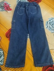 Wide Leg Denim Jeans