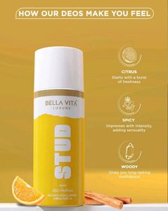 Bellavita STUD Deo 1Piece+10Himalaya Shampoo Pouch