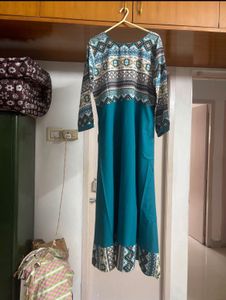 Ikat print Ethnic kurta / Gown